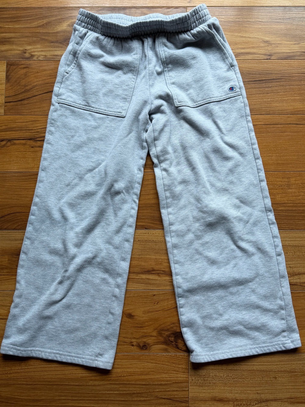 Champion Kids 10/12 Light Gray Pull-On Sweatpants